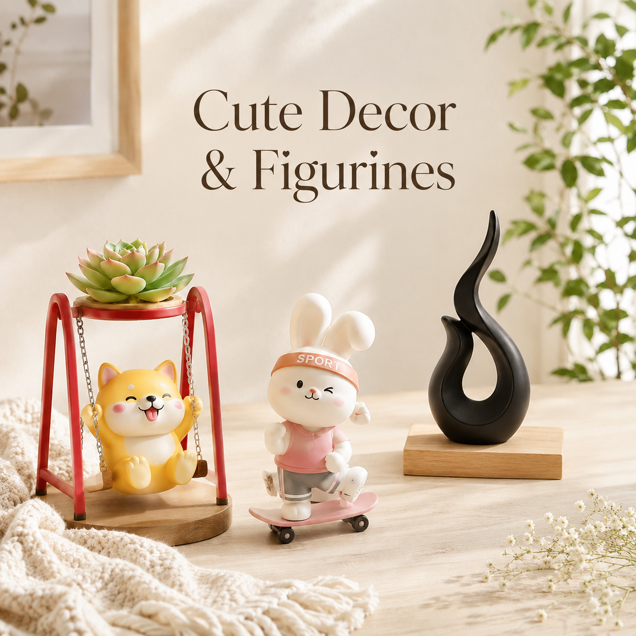 Cute Decor & Figurines