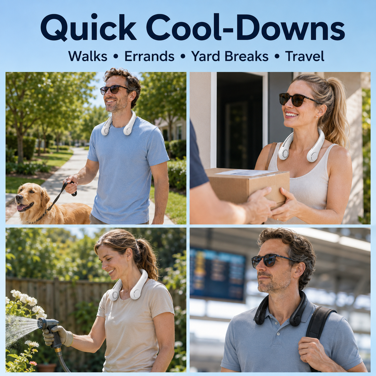 Billhol® Wearable Neck Fan