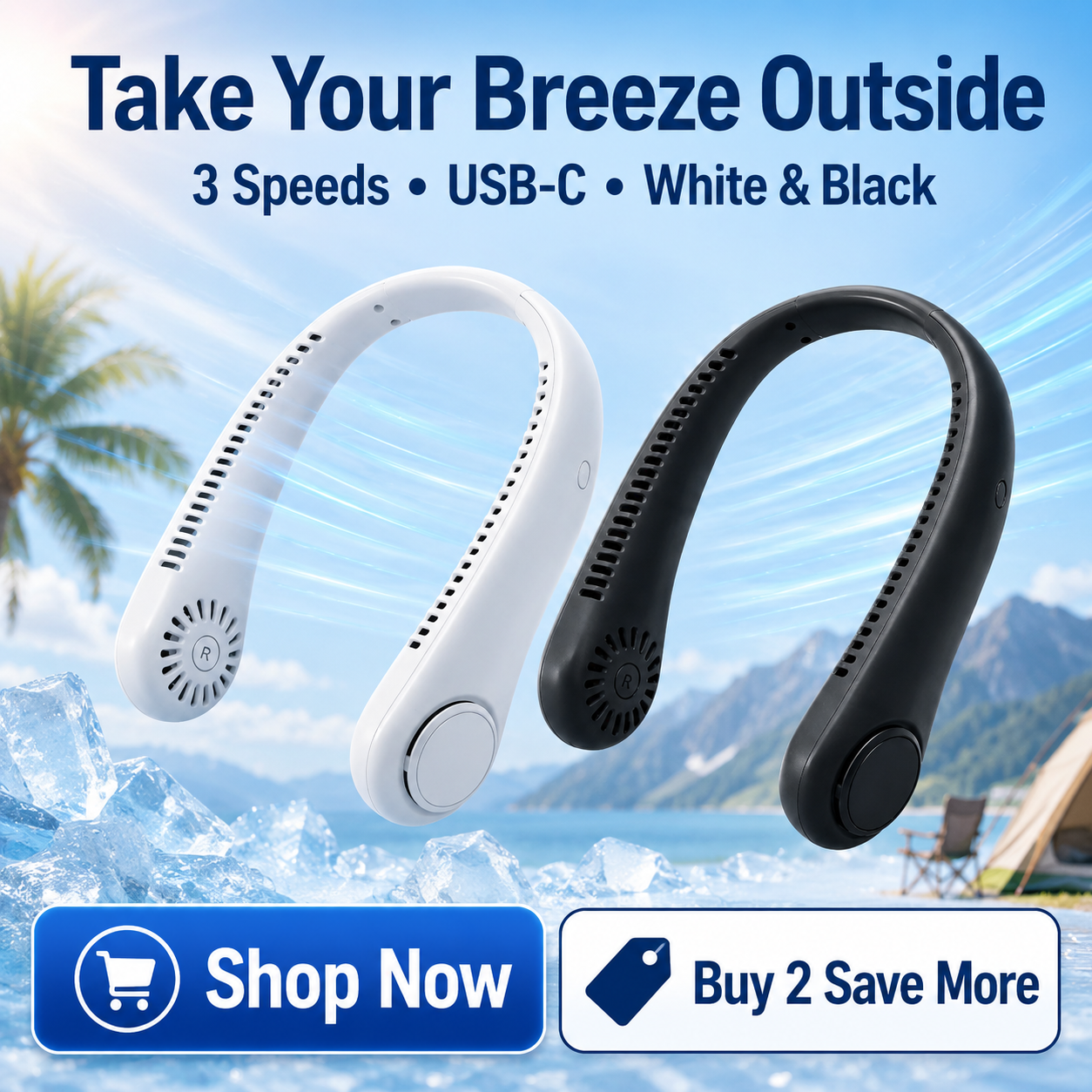 Billhol® Wearable Neck Fan