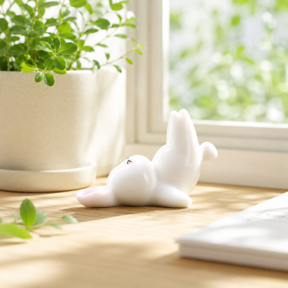 Cute Sport Bunny Desktop Decor
